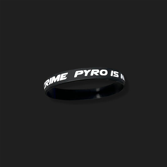 Armband "PYRO-IS-NO-CRIME"