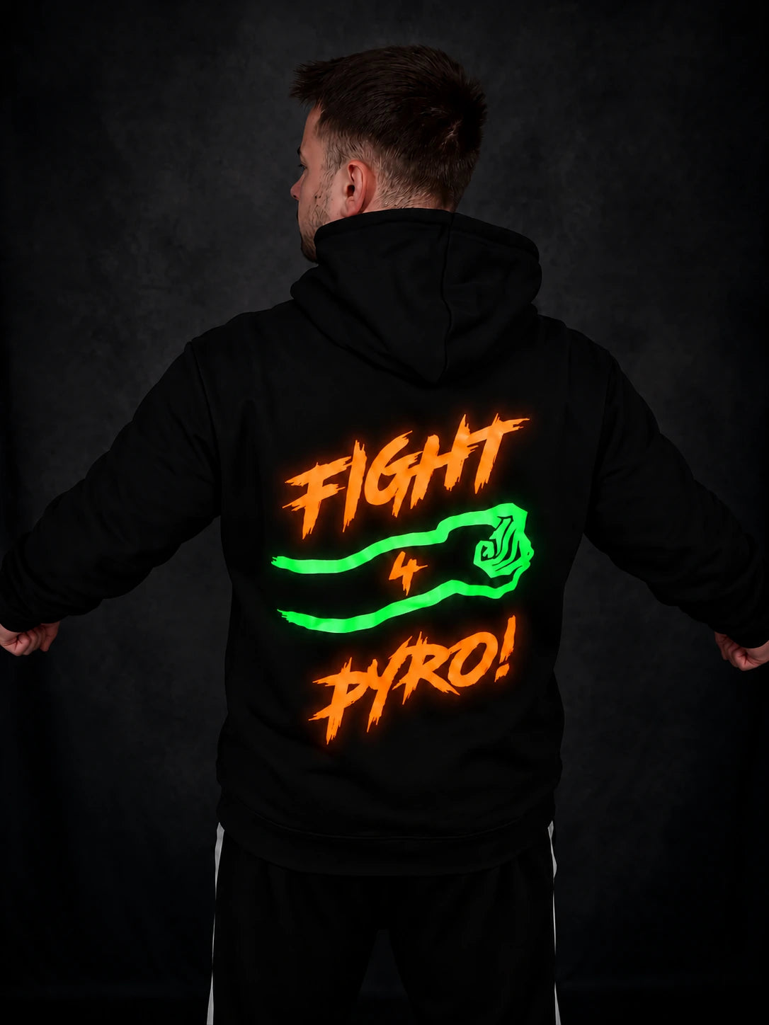 FIGHT FOR PYRO HOODIE – PREMIUM NEON EDITION