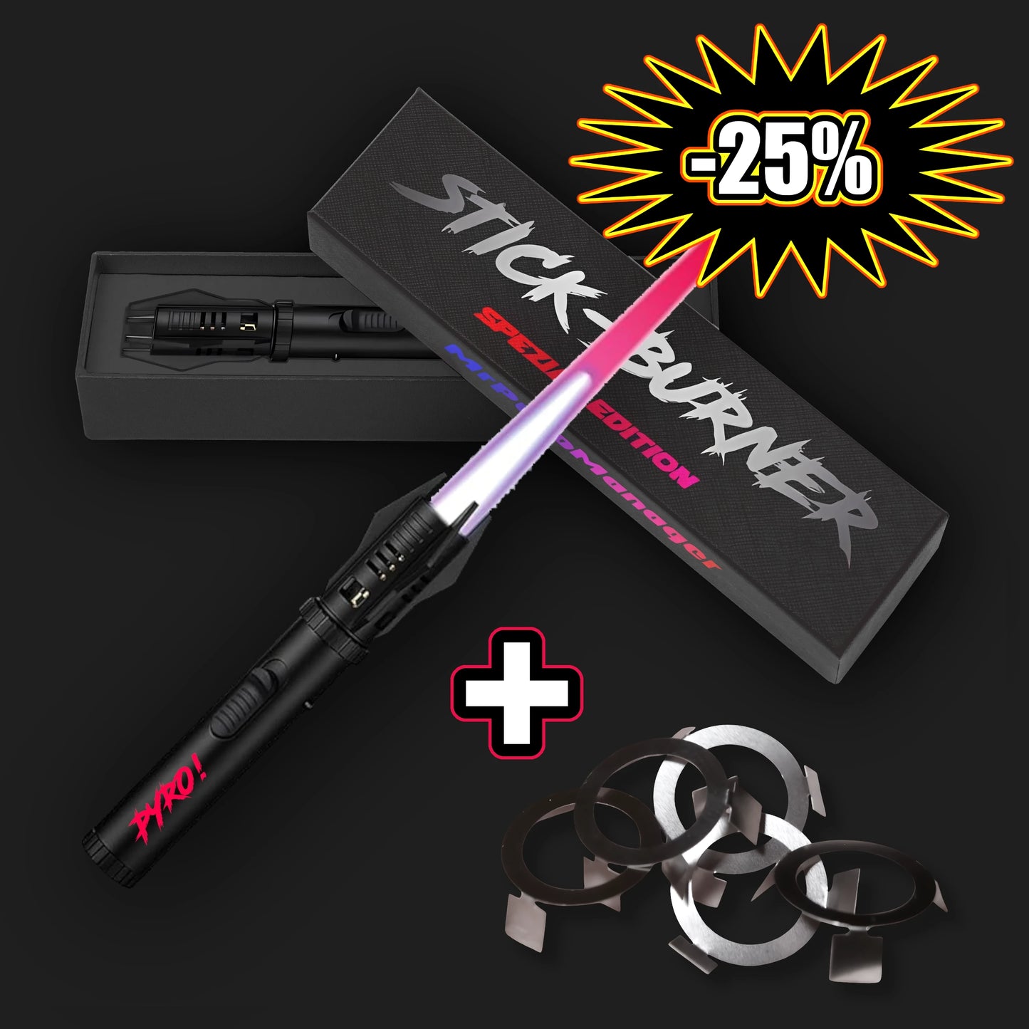 STICK-BURNER Feuerzeug - Spezial Edition