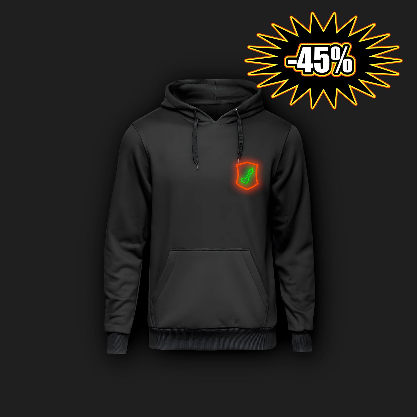 Hoodie – “FIGHT 4 PYRO” (Glow in the Dark Edition) – Sonderaktion!