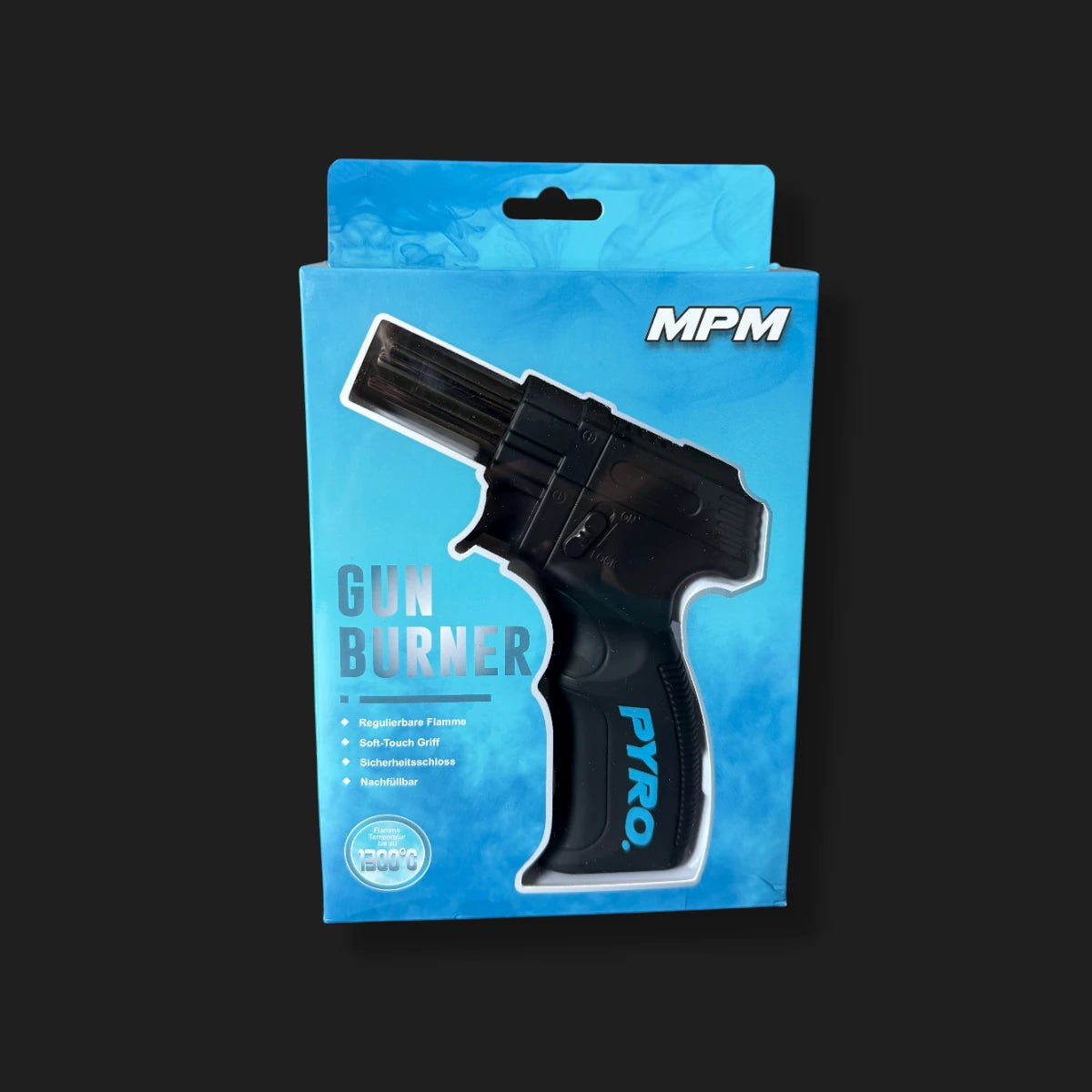 GUN-BURNER Feuerzeug - Blue Edition