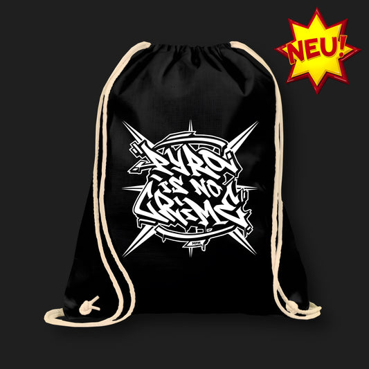 Böllerbeutel – PYRO IS NO CRIME (White Logo)