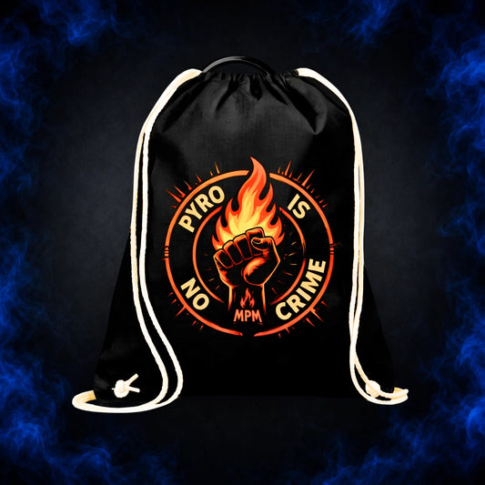 BÖLLERBEUTEL – PYRO IS NO CRIME (Orange Logo)