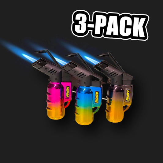 COLOR-BURNER Feuerzeuge - Spar-Angebot (3er Pack)