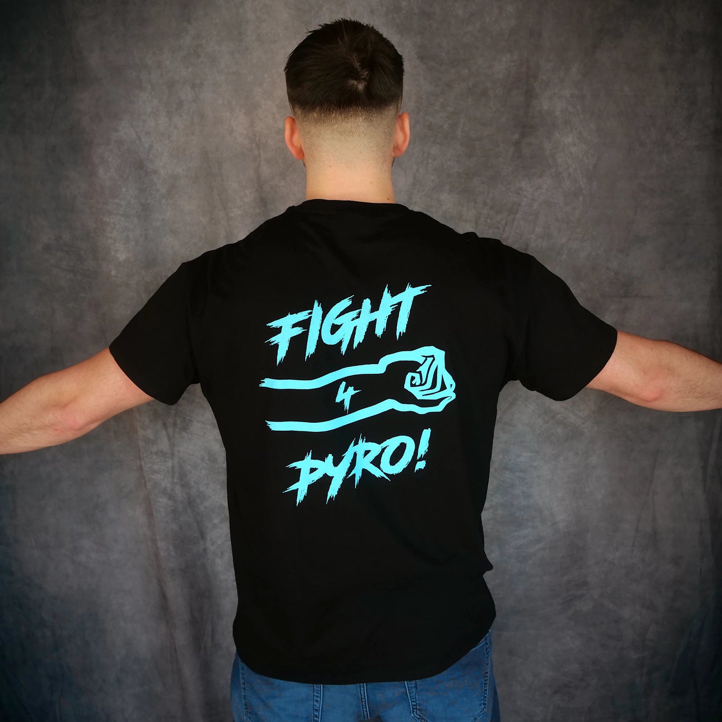 FIGHT-4-PYRO T-SHIRT – BLUE EDITION