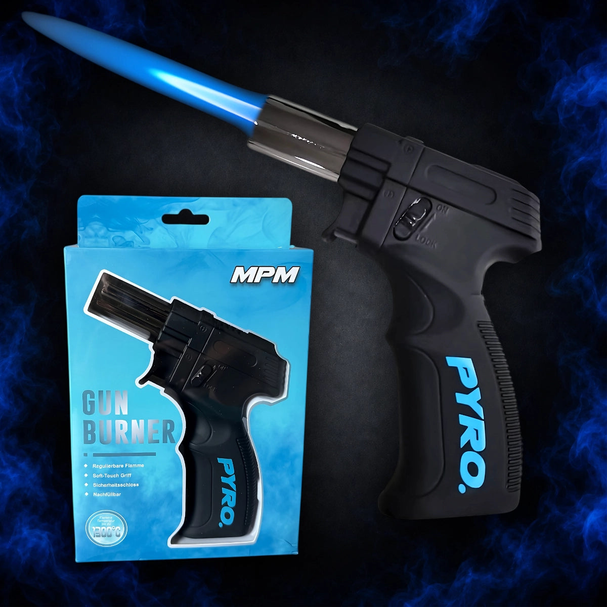 GUN-BURNER FEUERZEUG – BLUE EDITION