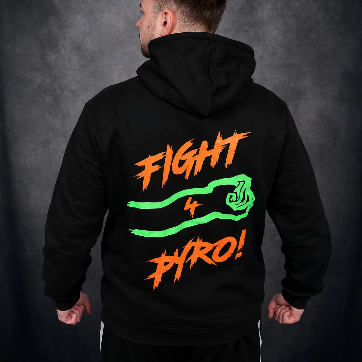FIGHT FOR PYRO HOODIE – PREMIUM NEON EDITION