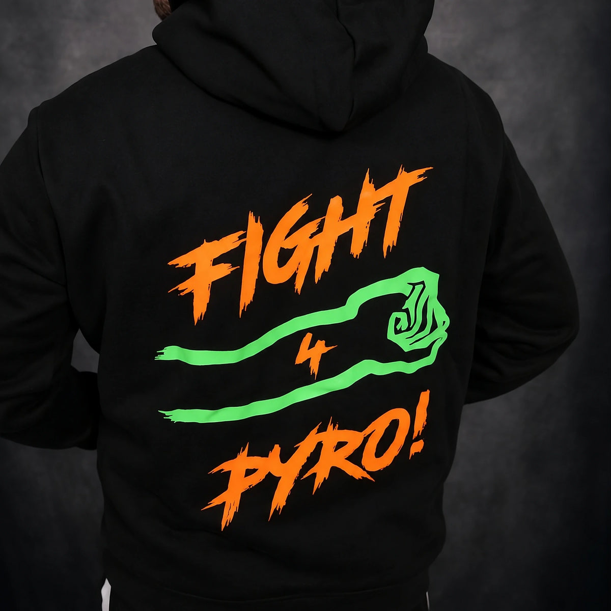 FIGHT FOR PYRO HOODIE – PREMIUM NEON EDITION
