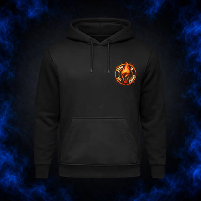 PYRO IS NO CRIME HOODIE – ORANGE EDITION 2025
