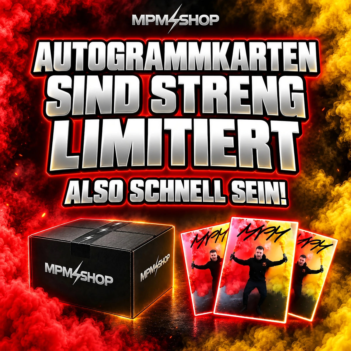 MPM FAN-PAKET 3 – MIT DREI GRATIS AUTOGRAMMKARTEN