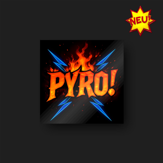 Sticker "PYRO!" 2025