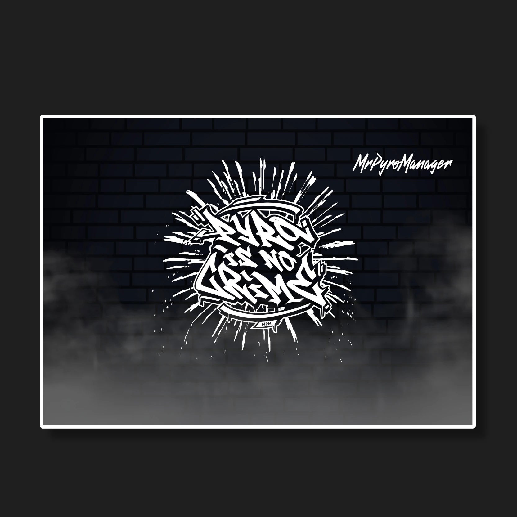 Pyro Poster – Pyro is no Crime | MPM-SHOP – MPM SHOP