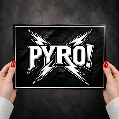 PYRO! – XXL A5 STICKER