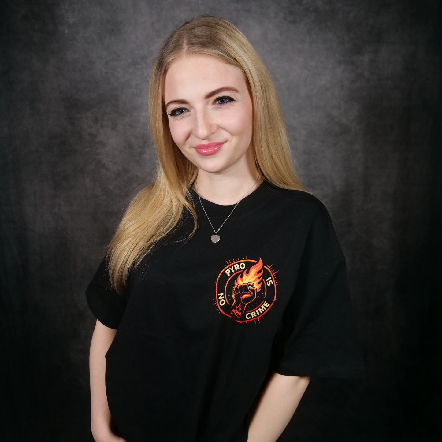 PYRO IS NO CRIME T-Shirt – Orange Edition 2025