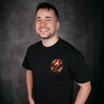 PYRO IS NO CRIME T-Shirt – Orange Edition 2025