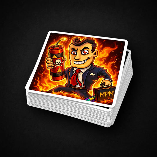 MANAGER STICKER – MrPyroManager Edition