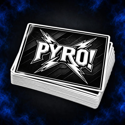 PYRO! – XXL A5 STICKER