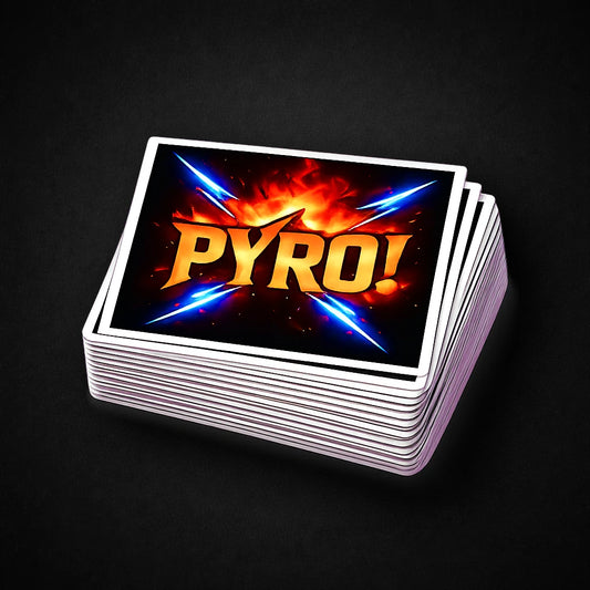 Sticker "PYRO!" 2025