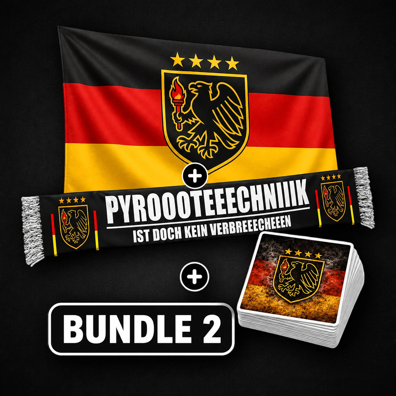 WM Bundle 2026 – Flagge, Schal & Sticker