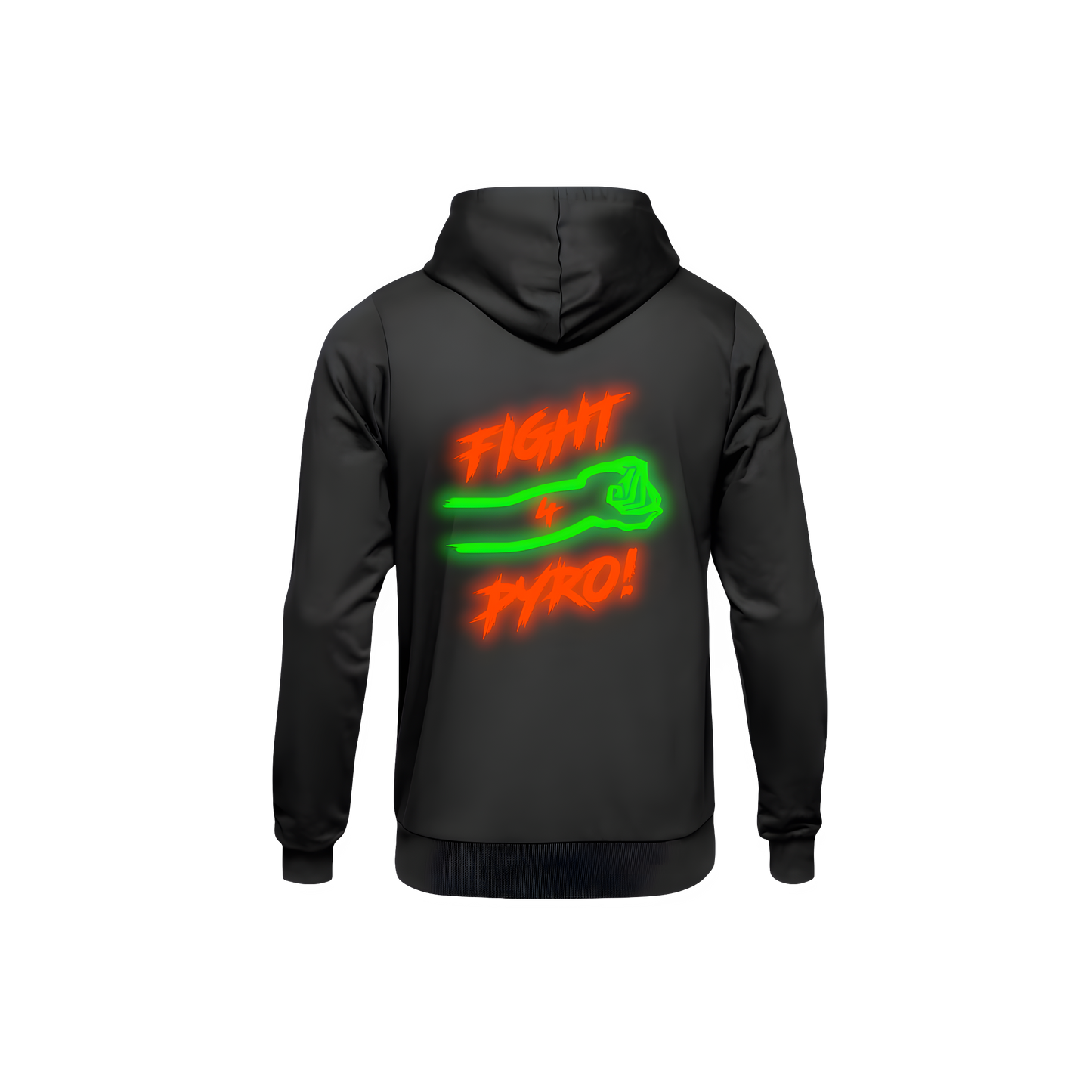 Hoodie – “FIGHT 4 PYRO” (Glow in the Dark Edition) – Sonderaktion!