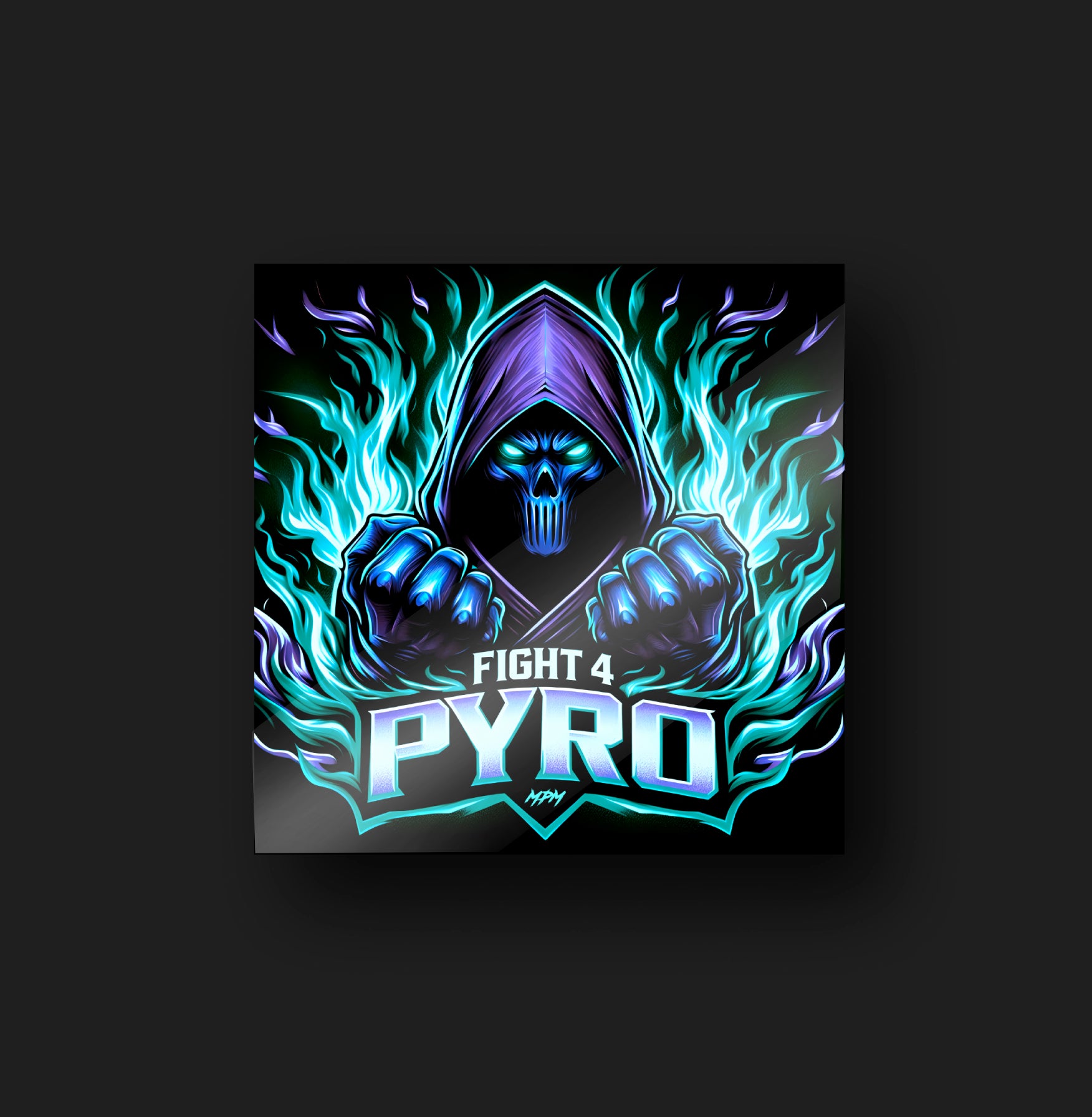 Sticker “FIGHT-4-PYRO” (Neues Logo) – MPM SHOP